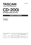 Manuale di istruzioni CD-200i