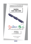 manuale BARRA 1200