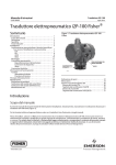 Trasduttore elettropneumatico i2P-100 Fisher