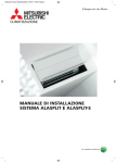 MANUALE DI INSTALLAZIONE SISTEMA ALASPLIT E ALASPLIT-S