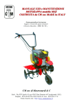 Manuale Motozappa Modello M4Z