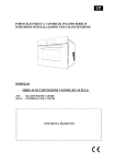 forno elettrico a vapore da incasso serie 45 istruzioni d