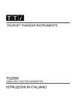 TG2000 Instruction Manual - Italian - Iss 5
