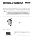 Sensore laser in acciaio inossidabile Q4X per il rilevamento di