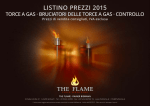 Listino Prezzi – Torce a gas