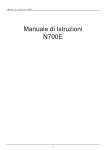 Manuale di Istruzioni N700E