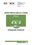 EX3 PRESS Istruzioni