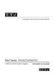 PSA-T Series Instruction Manual (Italian)