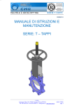 MANUALE DI ISTRUZIONI E MANUTENZIONE SERIE: T &ndash; TAPPI