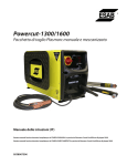 Powercut-1300/1600 Pacchetto di taglio Plasmarc manuale e