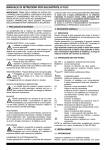 Manuale di istruzioni in italiano