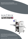 Manuale di istruzioni del prodotto Impianti di laminazione Matrix