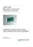UNIFLAIR Manuale di istruzioni Instruction manual - mark-off