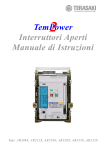 TemPower Interruttori Aperti Manuale di Istruzioni