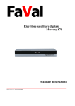 Ricevitore satellitare digitale Mercury S75 Manuale di istruzioni