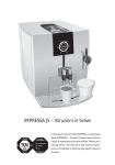 IMPRESSA J5 &ndash; Istruzioni in breve