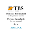 Manuale di istruzioni Portone basculante Serie AquaLOCK