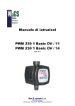 Manuale di istruzioni PWM 230 1 Basic DV / 11 PWM 230 1 Basic