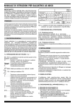 Manuale di istruzioni in italiano