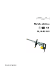 Martello elettrico EHB 11
