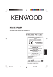 HM-537WM - Kenwood