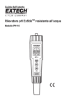 Rilevatore pH ExStikTM resistente all`acqua