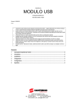 ASAB - ASAC USB Module Instructions IT / EN Bilingual