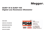 DLRO®-10 & DLRO®-10X Digital Low Resistance Ohmmeter