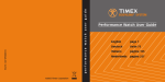 Performance Watch User Guide