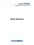 Modello ESM303 Guida operativa