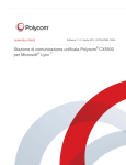 Stazione di comunicazione unificata Polycom CX5500 per Microsoft