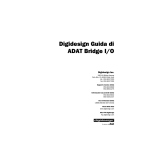 Digidesign Guida di ADAT Bridge I/O