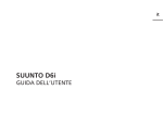 Guida dell`utente di Suunto D6i