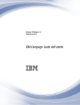 IBM Campaign Guida dell`utente v9.1.2