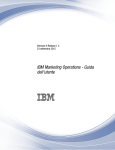 IBM Marketing Operations - Guida dell`utente