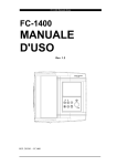 fc-1400 manuale d`uso