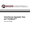 Manuale interfaccia SPEEDER-ONE per FAST-BACK