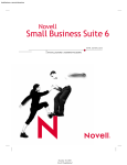 Novell Small Business Suite 6 - Installazione e amministrazione