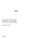 Proiettore Dati/Video iLV200/iLC200 IBM: Guida per l™utente