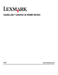 Guida per l`utente di Z2400 Series