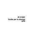 iR 3100C Guida per la stampa UFR