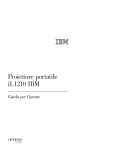 Proiettore portatile iL1210 IBM: Guida per l™utente