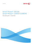 Xerox® Phaser® 3052NI Xerox® Phaser® 3260DI/3260DNI Guida