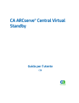 Guida per l`utente di CA ARCserve Central Virtual Standby