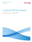 FreeFlow®VIPP Pro Publisher Guida per l`utente