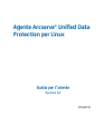 Guida per l`utente di Agente Arcserve Unified Data Protection per