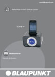 Radiosveglia con dock per iPod / iPhone Manuale di