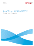 Xerox® Phaser 3320DN/3320DNI Guida per l`utente