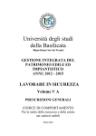 capitolato d`oneri vol. 5a - Università degli Studi della Basilicata