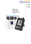 Manuale Termometro PCE-HT 110